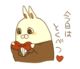 Mottsura series (Rabbit) sticker #3344356