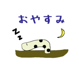 lovely Spotted garden eel sticker #3344363