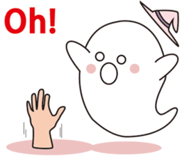 Cute apprentice ghosts sticker #3344442