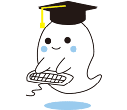 Cute apprentice ghosts sticker #3344449