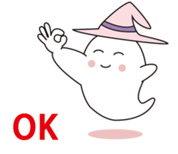 Cute apprentice ghosts sticker #3344450