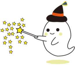 Cute apprentice ghosts sticker #3344452