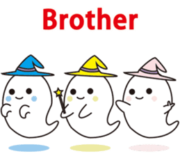 Cute apprentice ghosts sticker #3344454