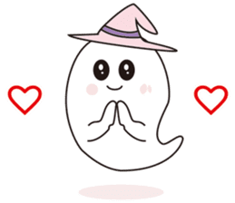 Cute apprentice ghosts sticker #3344456