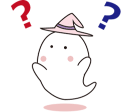 Cute apprentice ghosts sticker #3344463