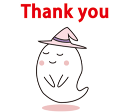 Cute apprentice ghosts sticker #3344464