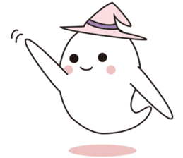 Cute apprentice ghosts sticker #3344465