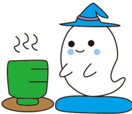 Cute apprentice ghosts sticker #3344472