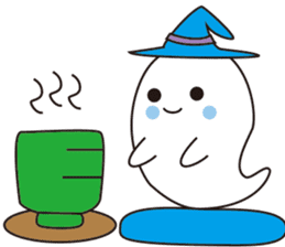 Cute apprentice ghosts sticker #3344472