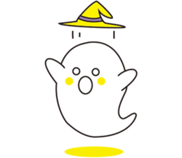 Cute apprentice ghosts sticker #3344474