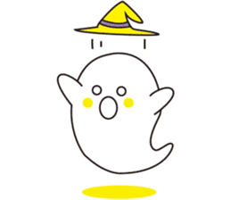 Cute apprentice ghosts sticker #3344474