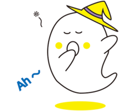 Cute apprentice ghosts sticker #3344476