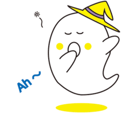 Cute apprentice ghosts sticker #3344476