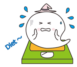 Cute apprentice ghosts sticker #3344478