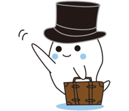 Cute apprentice ghosts sticker #3344479