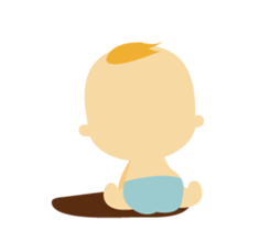 Sticker for a baby and a mama sticker #3345145