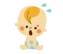 Sticker for a baby and a mama sticker #3345153