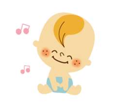 Sticker for a baby and a mama sticker #3345154