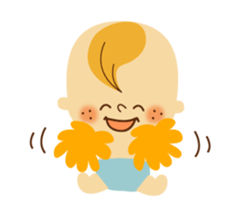 Sticker for a baby and a mama sticker #3345155