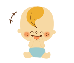 Sticker for a baby and a mama sticker #3345157