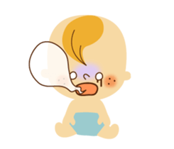 Sticker for a baby and a mama sticker #3345158