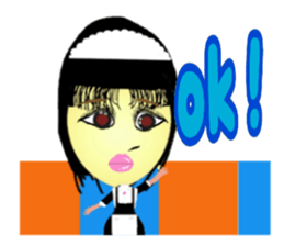 JK's maid cafe   [English version ] sticker #3345338