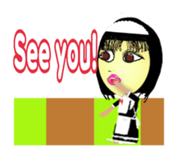 JK's maid cafe   [English version ] sticker #3345347