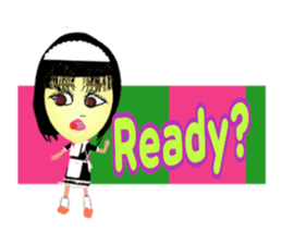 JK's maid cafe   [English version ] sticker #3345349