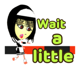 JK's maid cafe   [English version ] sticker #3345355