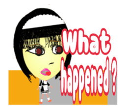 JK's maid cafe   [English version ] sticker #3345359