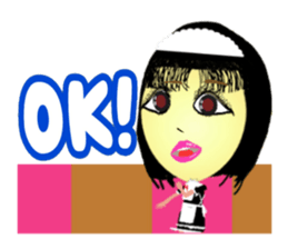JK's maid cafe   [English version ] sticker #3345368