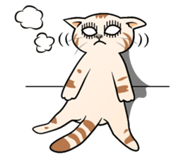 Manma cat (American Short, Cameo tabby) sticker #3346552