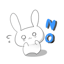 A rabbit and owner sticker #3346862