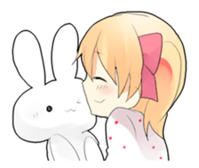 A rabbit and owner sticker #3346866