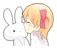 A rabbit and owner sticker #3346866