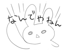 A rabbit and owner sticker #3346867