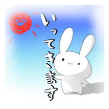 A rabbit and owner sticker #3346868