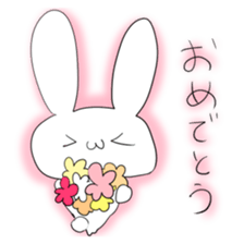 A rabbit and owner sticker #3346876