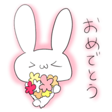 A rabbit and owner sticker #3346876