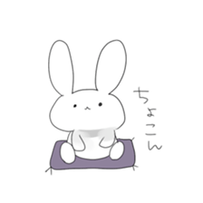 A rabbit and owner sticker #3346881