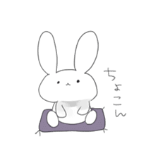 A rabbit and owner sticker #3346881