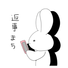 A rabbit and owner sticker #3346882