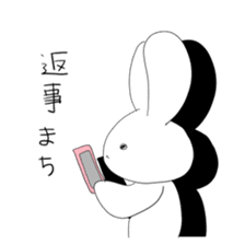 A rabbit and owner sticker #3346882