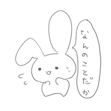 A rabbit and owner sticker #3346885