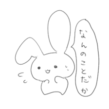 A rabbit and owner sticker #3346885