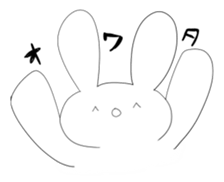 A rabbit and owner sticker #3346889