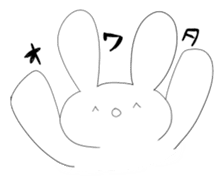 A rabbit and owner sticker #3346889