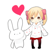 A rabbit and owner sticker #3346891