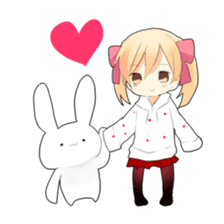 A rabbit and owner sticker #3346891