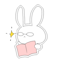 A rabbit and owner sticker #3346893